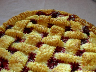 Raspberry Rhubarb Pie